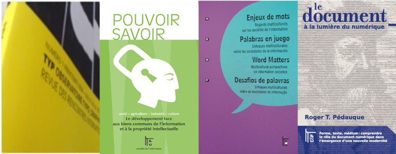 Couvertures des quatre premiers ouvrages
