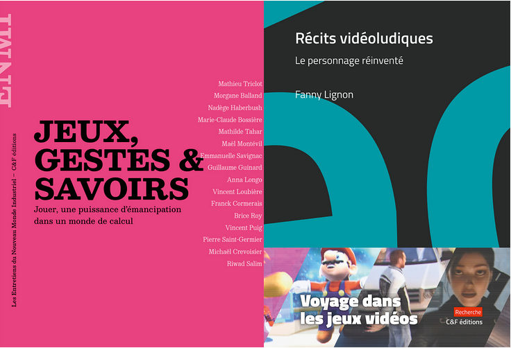 Couvertures Recits videoludiques Jeux gestes et savoirs
