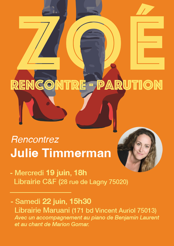Annonce des rencontres avec Julie Timmerman