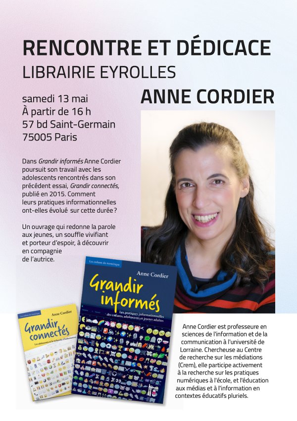 Affiche de la rencontre Librairie Eyrolles