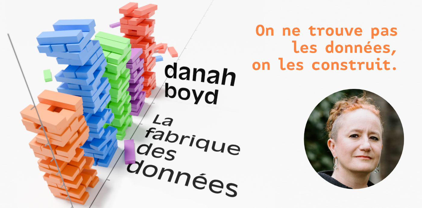 Portrait de danah boyd et couverture de son livre