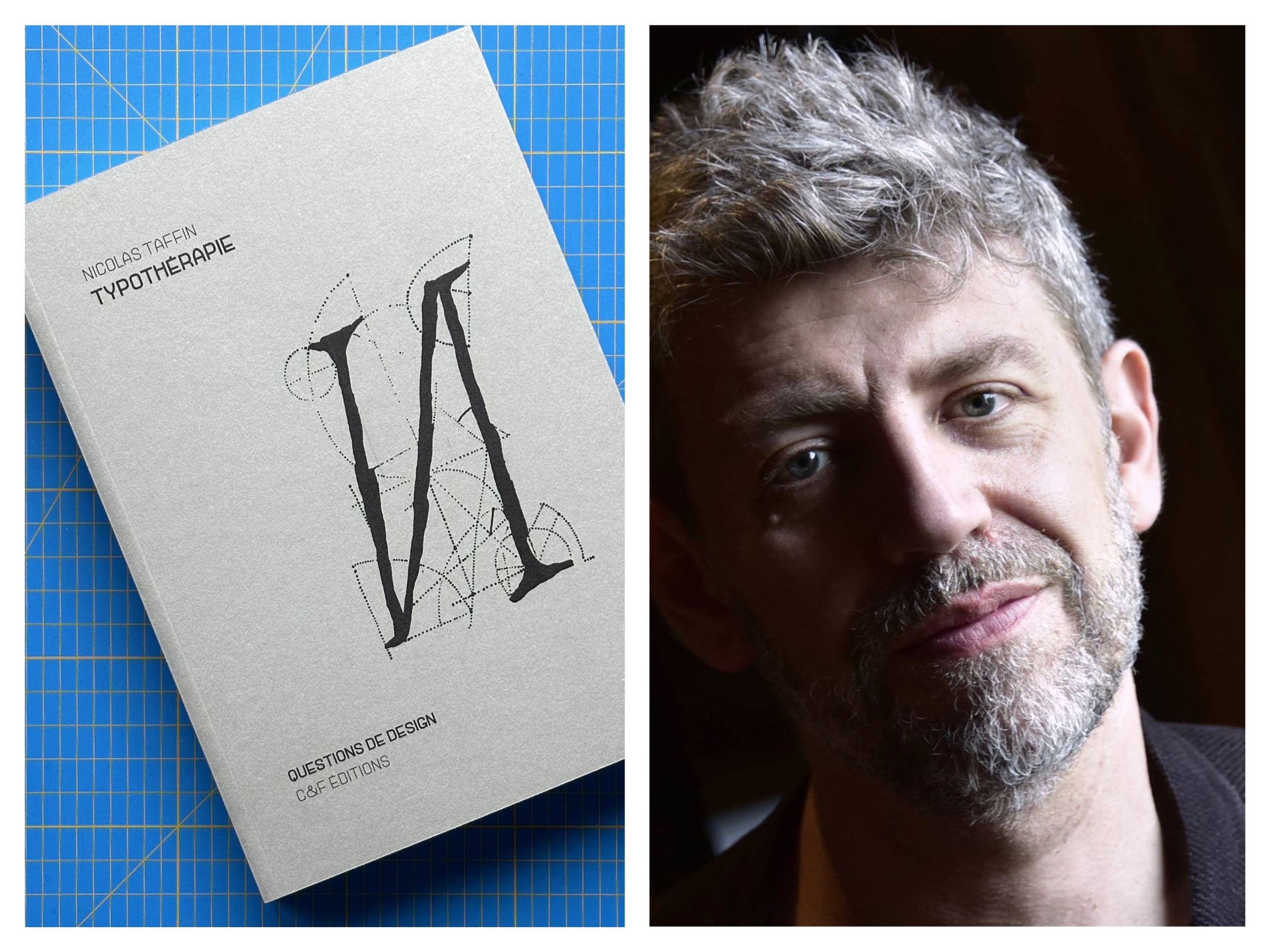 Portrait de Nicolas Taffin + Couverture Typothérapie