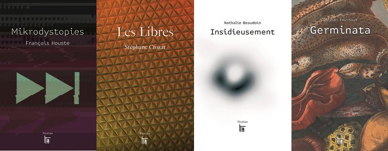 Couvertures de la collection Fiction