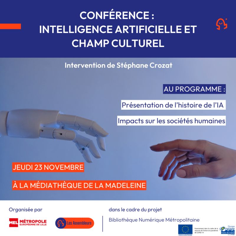 Affiche de la rencontre avec Stéphane Crozat