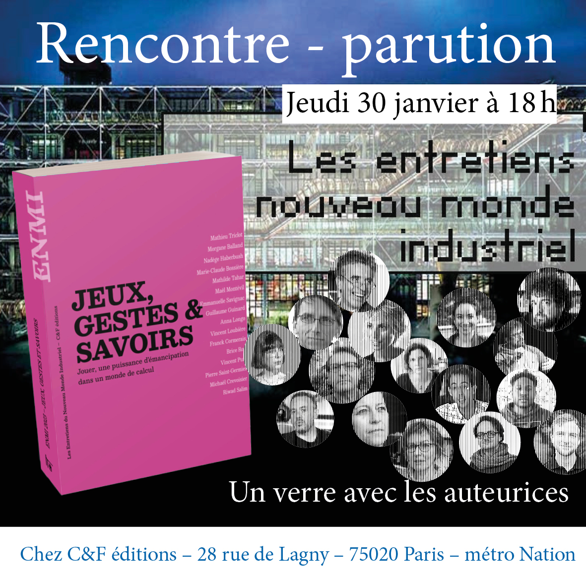 Invitation Jeux, gestes et savoirs