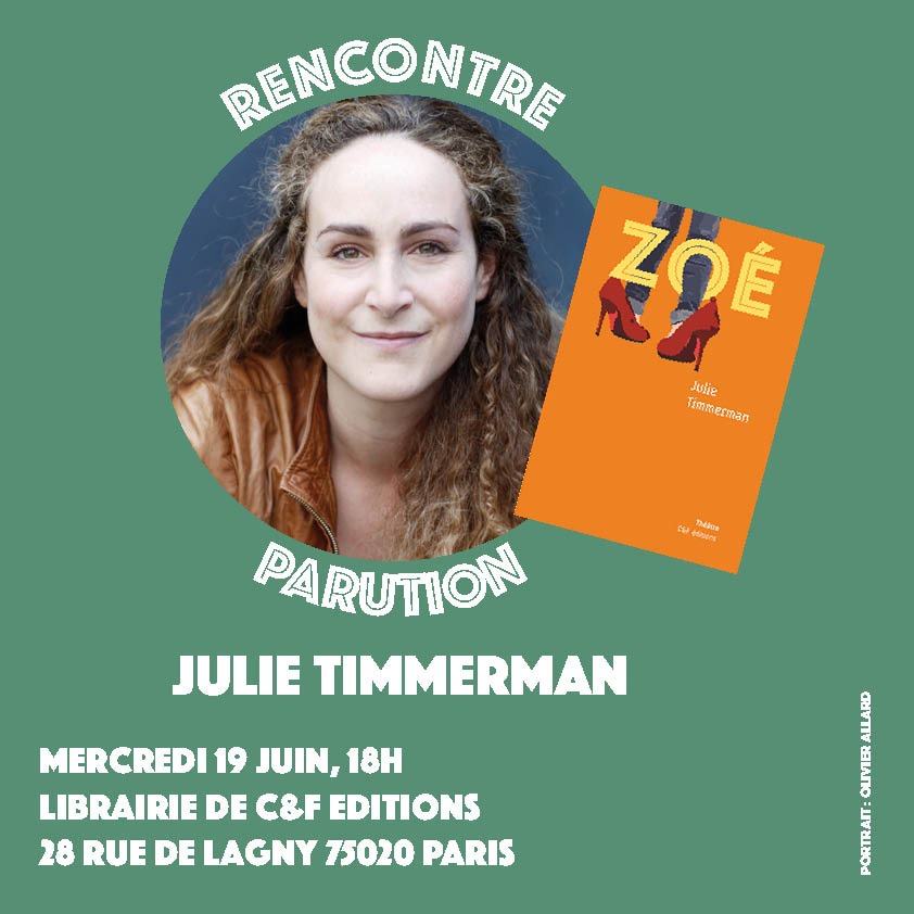 Annonce des rencontres avec Julie Timmerman